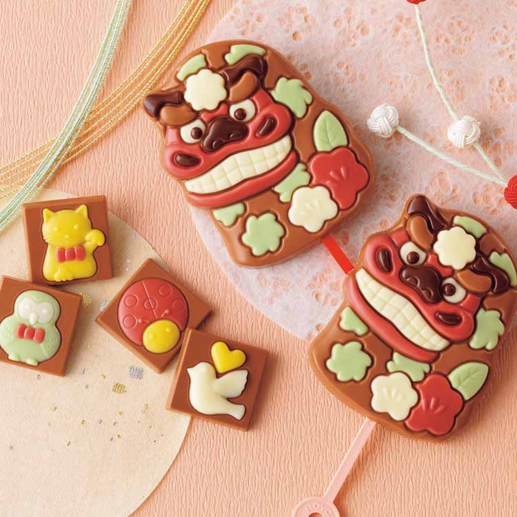 日本直送 ROYCE 迎春幸運主題朱古力 2種／計10個 新年行運發財特輯 Happy New Year 馬年 限定手信