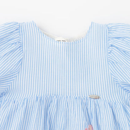 日本童裝 pe#main x 【Sanrio】刺繡圖案連身裙 90-130cm 女童款 夏季 DRESSES