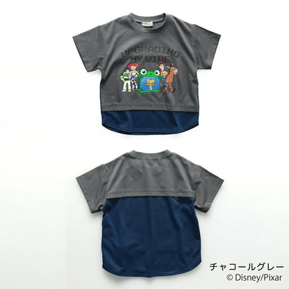 日本童裝 Branshes x Disney ToyStory 撞色拼接上衣 90-140cm 男童款/女童款 夏季 TOPS