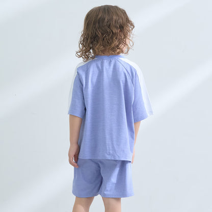 日本童裝 b・R# 水陸兩用 速乾系列 兩件套裝 90-150cm 男童款 TOPS PANTS 夏季 夏日玩水泳衣特輯