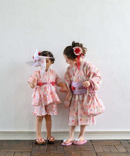 Japanese children's clothing panpantutu bow heart skirt 80-140cm girls summer dresses 