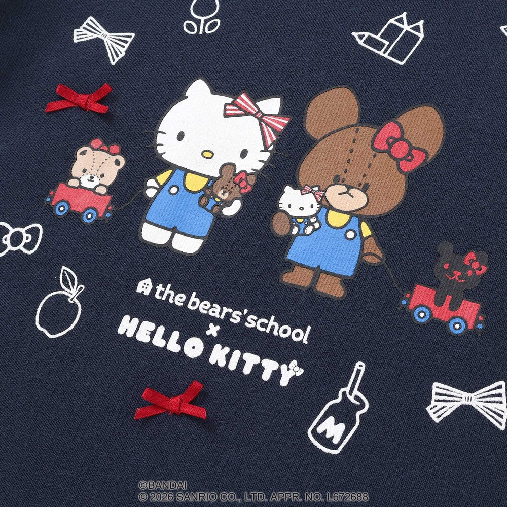 日本童裝 Slap Slip x Sanrio x 小熊學校蕾絲花邊印花上衣 80-130cm 女童款 秋季 TOPS 其他品牌童裝