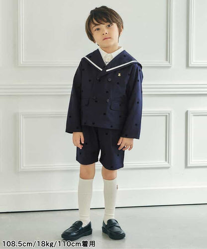 日本童裝 apres les cours x tiny bear 吊帶西褲 90-120cm 男童款 冬季 PANTS 面試/宴會/表演 兒童服飾