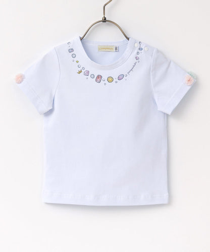 日本童裝 panpantutu 珠寶項鍊上衣 80-150cm 女童款 夏季 TOPS