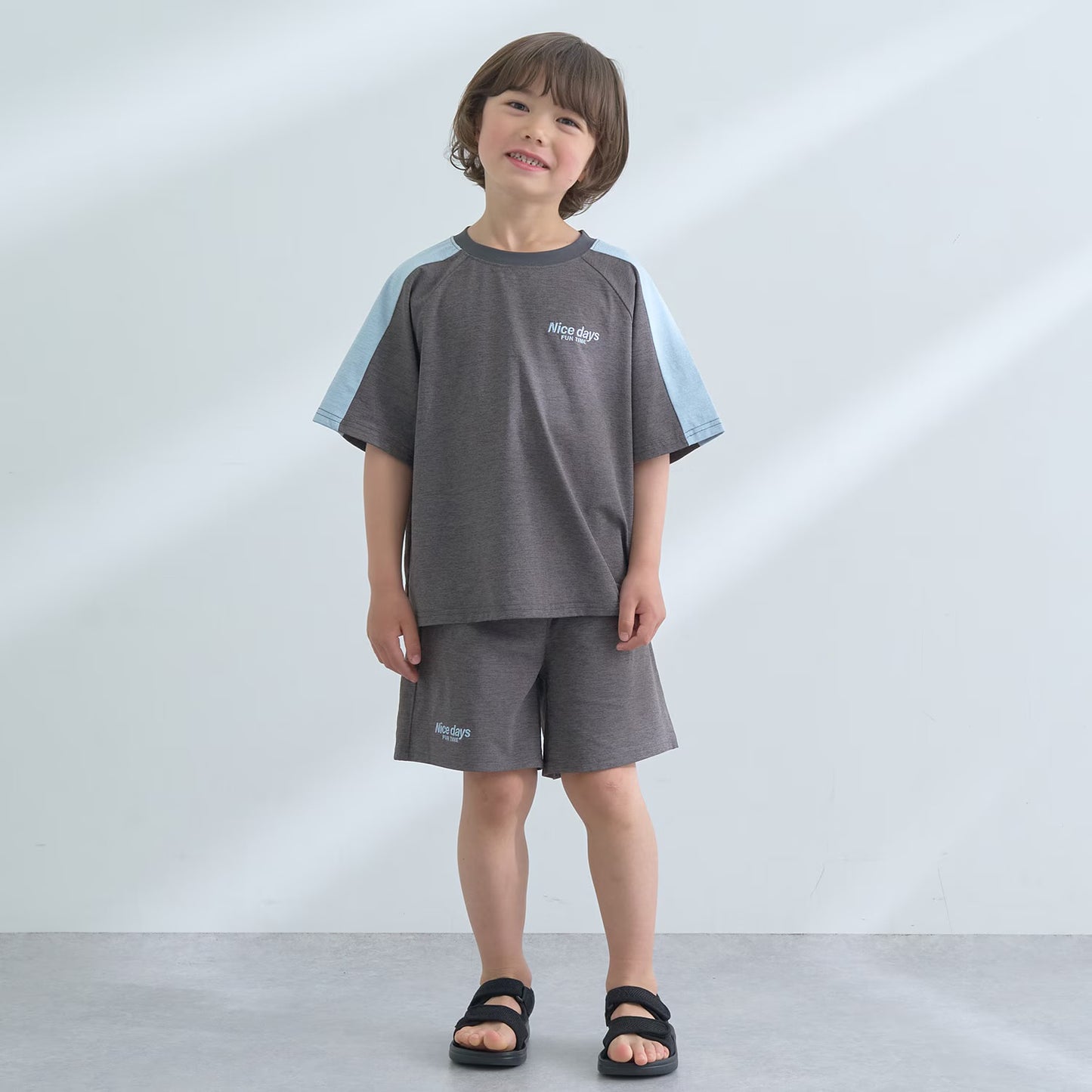 日本童裝 b・R# 水陸兩用 速乾系列 兩件套裝 90-150cm 男童款 TOPS PANTS 夏季 夏日玩水泳衣特輯