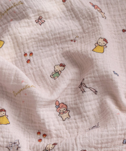 日本直送 panpantutu x Sanrio x くらはしれい 可繡名 棉紗手帕 初生嬰兒 日常用品