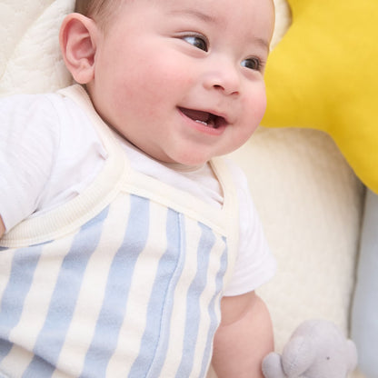 日本童裝 pe#main 吊帶工人褲及上衣兩件套裝 70-80cm 男童款/女童款 初生嬰兒 夏季 TOPS Jumpsuit