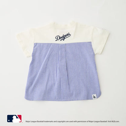 日本童裝 pe#main x 【MLB】汽車貼花上衣 80-130cm 男童款/女童款 夏季 TOPS
