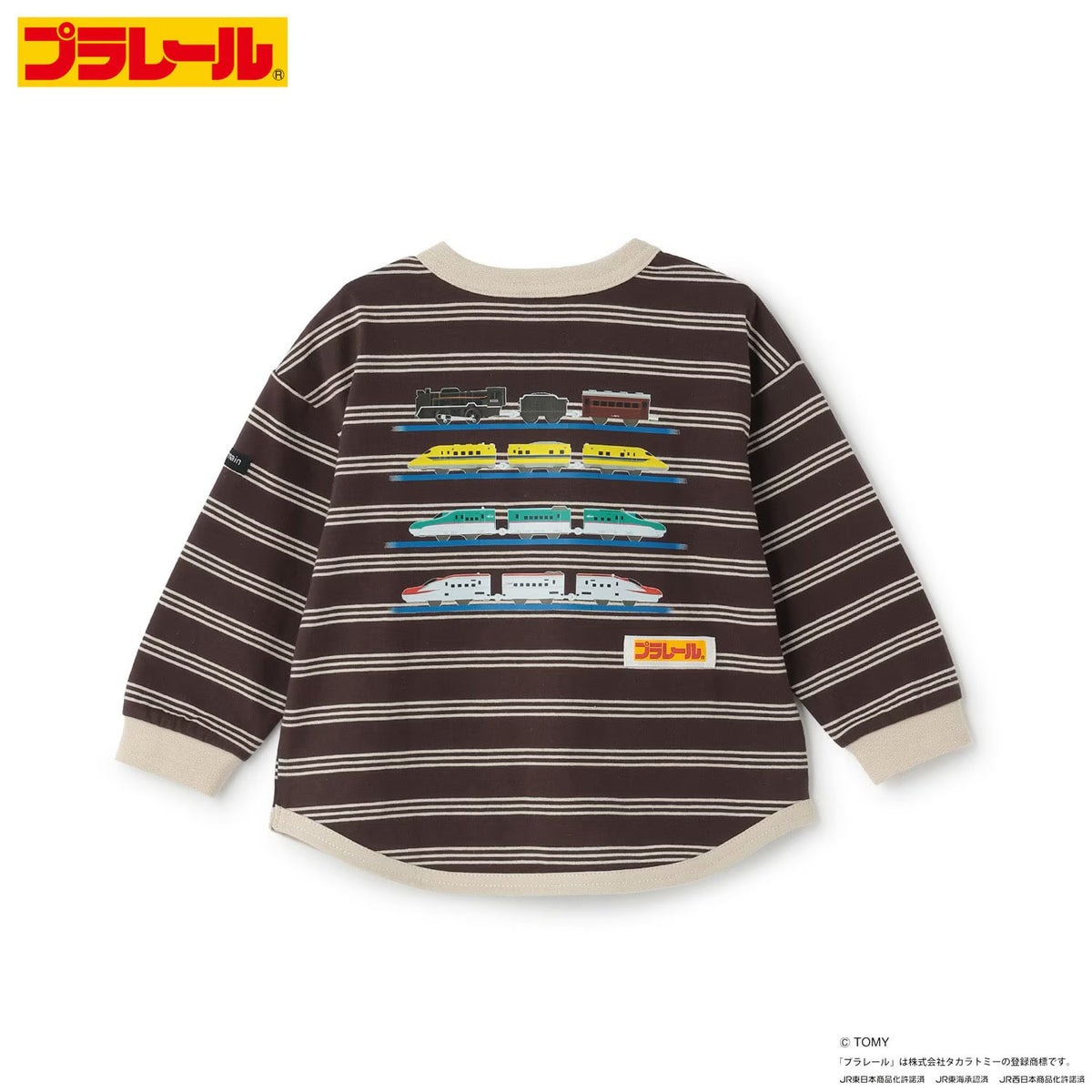 日本童裝 pe#main x 新幹線 上衣 80-130cm 男童款 秋季 TOPS 鐵路系列