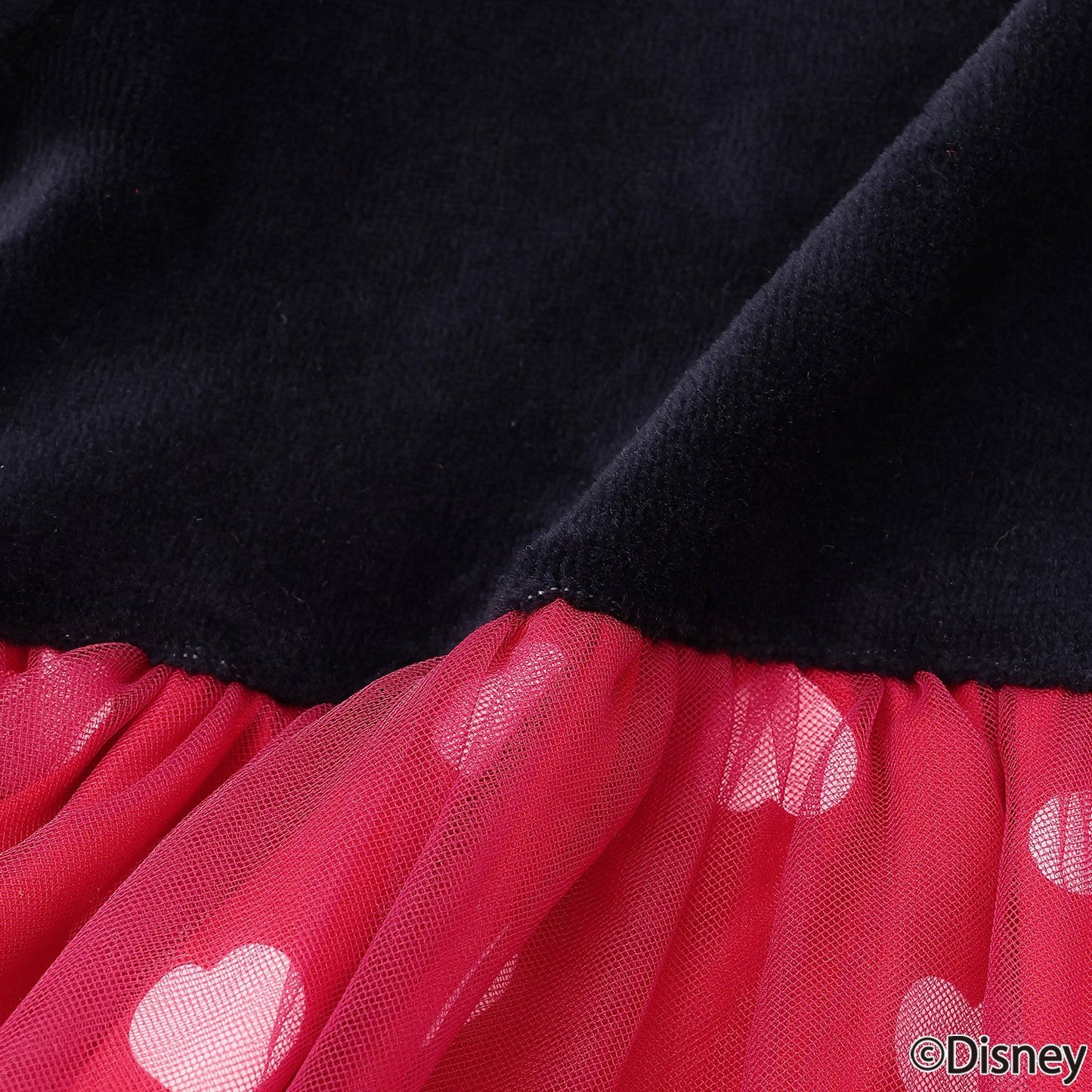 日本童裝 pe#main x Disney 拼接網紗連衣 70-80cm 女童款 初生嬰兒 秋季 Jumpsuit