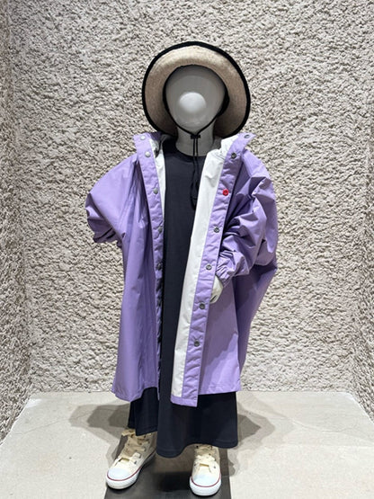 TNF Raincoat (110-150cm) Direct from Japan (Rainy Day Series) 