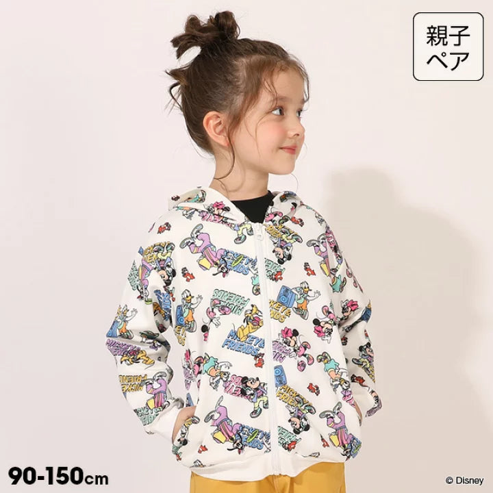 日本童裝 BDL x Disney 親子裝 衛衣連帽外套 90-150cm 男童款/女童款 冬季 OUTERWEAR