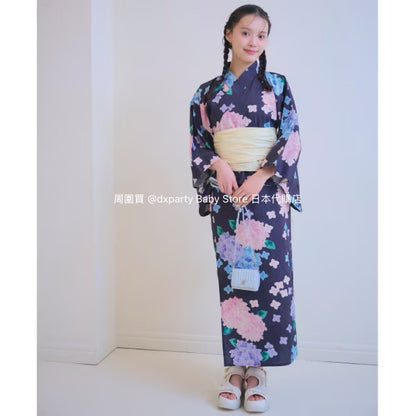 Lovetoxic 2Way Japanese Yukata Kimono 150-160cm Girls Summer Outerwear Dresses Japanese Summer Festival Special 