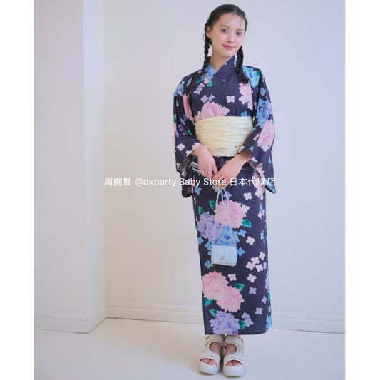 Lovetoxic 2Way Japanese Yukata Kimono 150-160cm Girls Summer Outerwear Dresses Japanese Summer Festival Special 