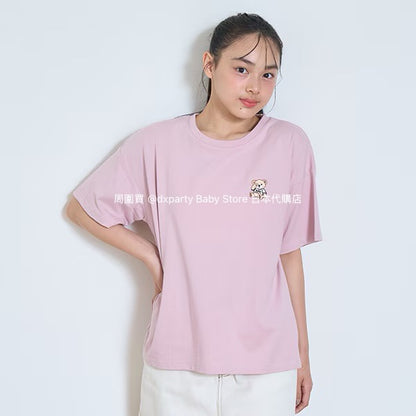 Lovetoxic Japanese children's clothing letter print top 130-160cm girls summer TOPS 