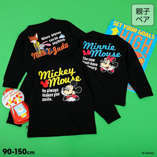 日本童裝 BDL x Disney 親子裝 印花上衣 90-150cm 男童款/女童款 秋季 TOPS