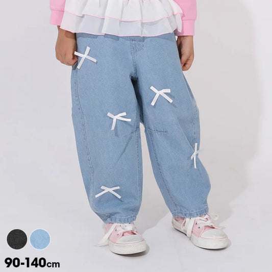 日本童裝 BDL 蝴蝶結牛仔褲 90-140cm 女童款 秋季 PANTS