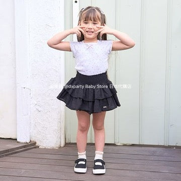 Japanese children's clothing Ly# mine lace short skirt pants 100-150cm girls summer SKIRTS PANTS 