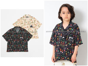 日本童裝 XLARGE KIDS 印花襯衫 80-140cm 男童款 夏季 TOPS