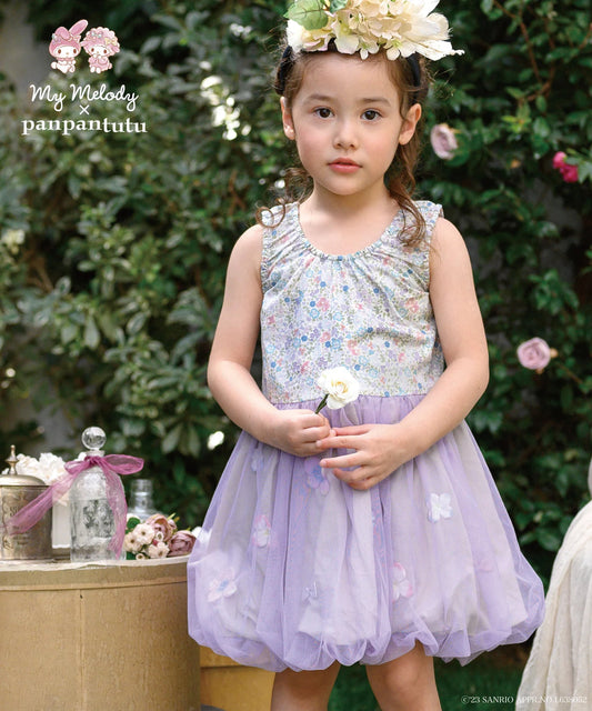 Japanese children's clothing panpantutu x Sanrio My Melody bubble vest dress 80-150cm girls' summer dresses 