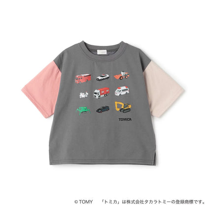 日本童裝 b・R# x Tomica 防污系列 速乾系列 防UV 印花上衣 90-130cm 男童款 夏季 TOPS