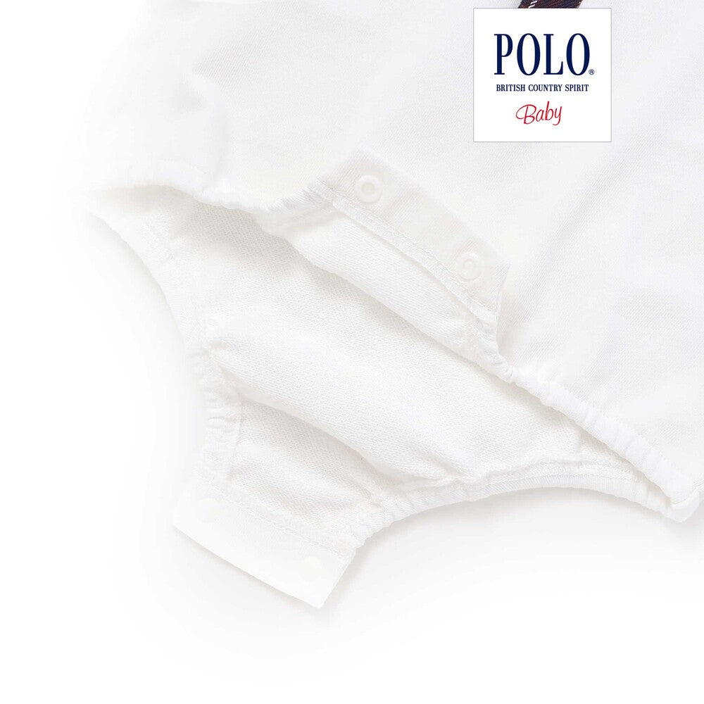 日本童裝  SLAP SLIP x POLO BCS polo連衣及吊帶連體褲套裝 70-80cm 男童款 初生嬰兒 秋季 Jumpsuit