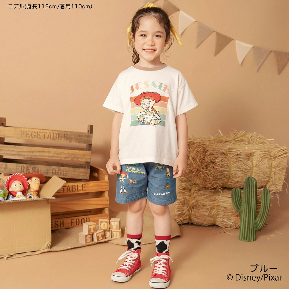 日本童裝 Branshes x Disney ToyStory 牛仔短褲 90-140cm 男童款/女童款 夏季 PANTS