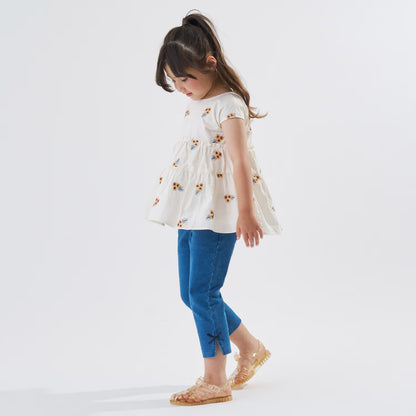 Japanese children's clothing Ly# mine tank top and shorts set 100-150cm girls summer TOPS PANTS 