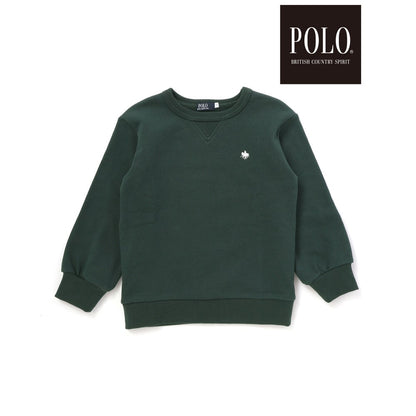 日本童裝  SLAP SLIP x POLO BCS Logo印花衛衣 80-130cm 男童款/女童款 秋季 TOPS