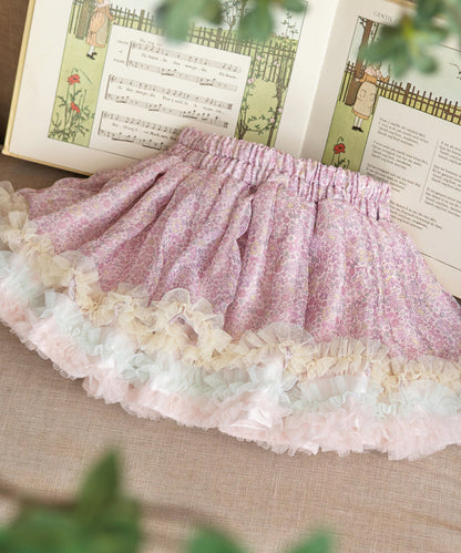 日本童裝 panpantutu 小芙蓉馬卡龍仙女雪紡tutu裙 90-140cm 女童款 夏季 SKIRTS