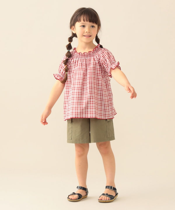 日本童裝 BE#AMS mini 工裝裙褲 90-140cm 女童款 夏季 PANTS