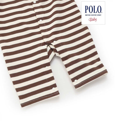 日本童裝  SLAP SLIP x POLO BCS 連衣 60-80cm 男童款 初生嬰兒 秋季 Jumpsuit