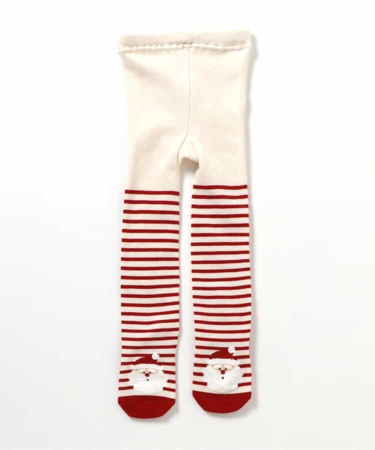 日本童裝 apres les cours 緊身褲 70-80cm 男童款/女童款 初生嬰兒 冬季 PANTS Christmas 聖誕快樂特輯 聖誕服裝/飾物配件 聖誕紅/新年紅