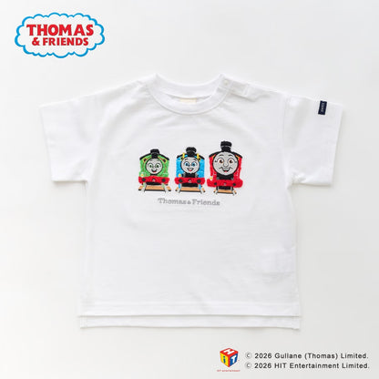 日本童裝 pe#main x Thomas 刺繡圖案上衣 80-130cm 男童款/女童款 夏季 TOPS