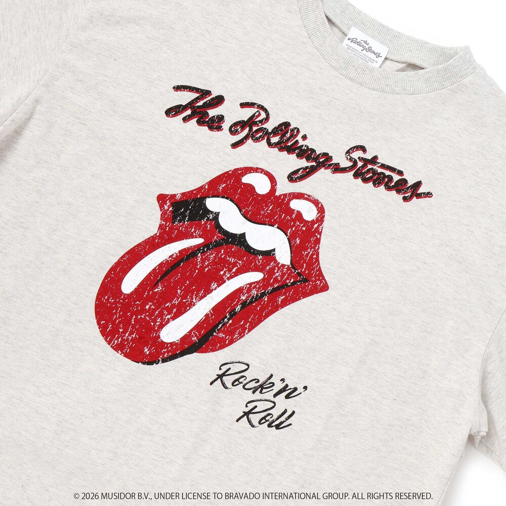 日本童裝 Slap Slip x The Rolling Stones 前後印花長袖上衣 Free Size 大人款 秋季 TOPS 其他品牌童裝