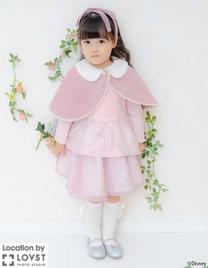 日本童裝 pe#main x Disney Princess 公主披風 80-130cm 女童款 秋季 OUTERWEAR