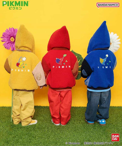 日本童裝 BREEZE x Pikmin 2Way 雙面兩著 夾棉外套 80-140cm 男童款/女童款 冬季 (適合初秋、香港平均溫度、寒冷天氣）OUTERWEAR 
