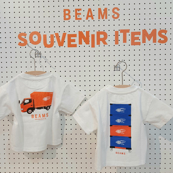 日本童裝 BEAMS こども ビームス BEAMS貨櫃盒印花上衣 90-130cm 男童款/女童款 夏季 TOPS