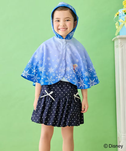 日本童裝 aF#a325 x Disney FROZEN 防UV 接觸冷感 披肩 100-140cm 男童款/女童款 夏季 OUTERWEAR