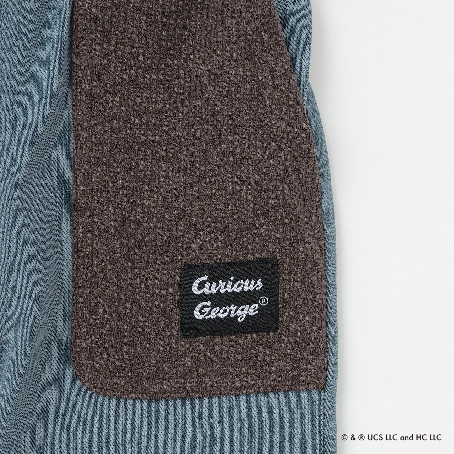 日本童裝 pe#main x Curious George 工裝長褲 80-130cm 男童款 冬季 PANTS