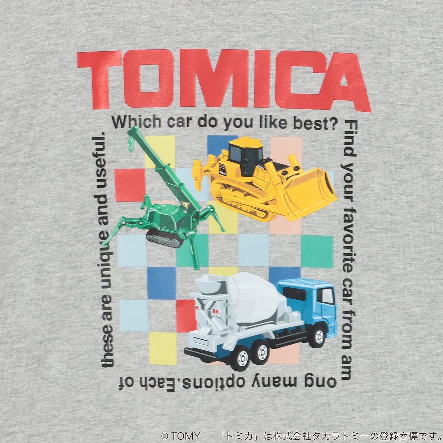 日本童裝 b・R# x Tomica 印花上衣 90-130cm 男童款 秋季 TOPS