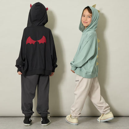 日本童裝 b・R# 吸水速乾 防UV 防污系列 恐龍惡魔薄衛衣 100-130cm 男童款/女童款 萬聖節 Cosplay服裝 Halloween攪鬼特輯
