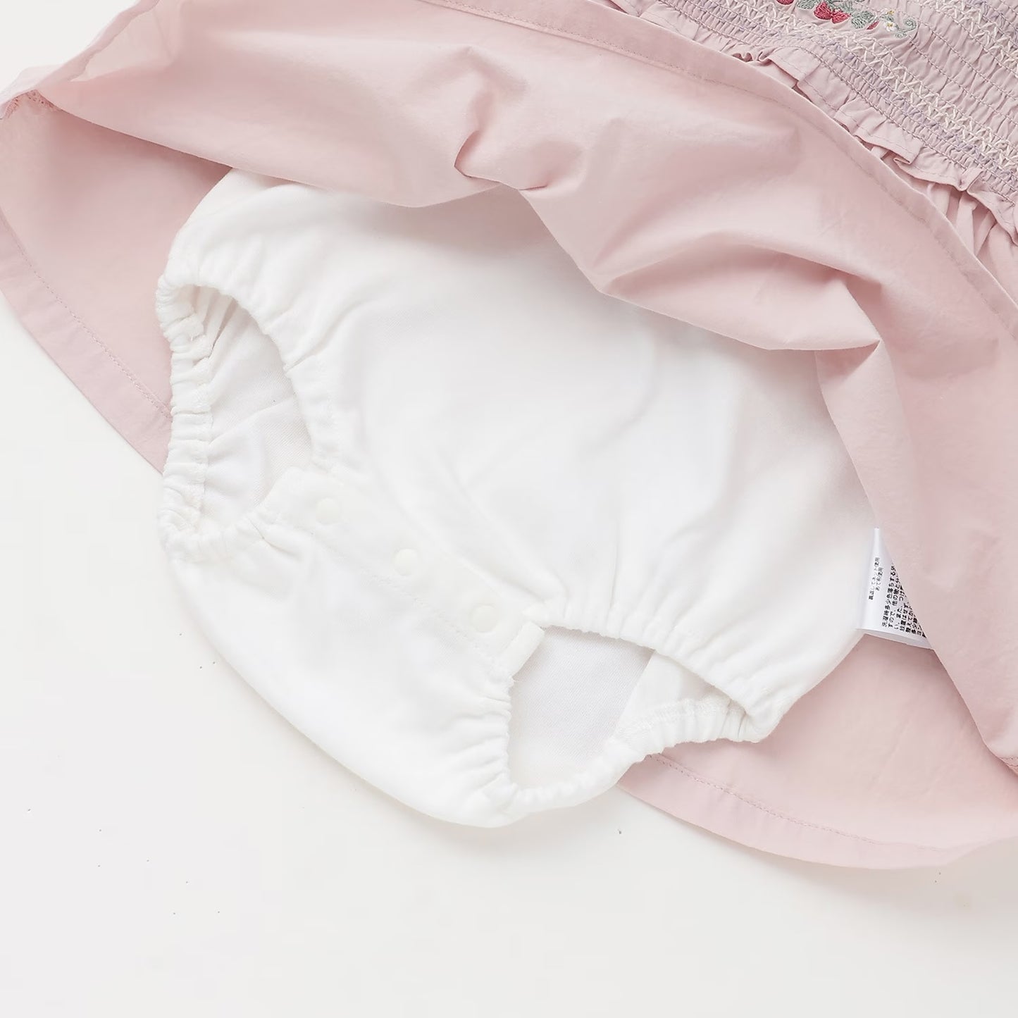 日本童裝 pe#main 士多啤梨刺繡連衣 70-80cm 女童款 初生嬰兒 夏季 Jumpsuit
