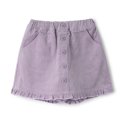 日本童裝 Ly# mine 荷葉邊燈芯絨裙褲 100-140cm 女童款 秋季 PANTS