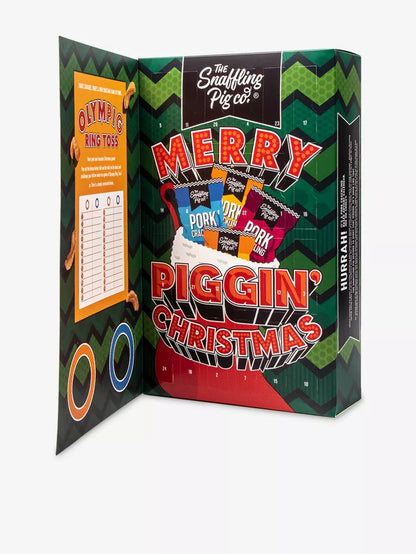 日英美直送 SNAFFLING PIG Merry Piggin' Christmas Advent Calendar 240g 聖誕倒數日曆 兒童款 聖誕快樂特輯 不參與$900免運 滿$900可加$25免運到順豐站/智能櫃 Christmas Advent Calendars 2026