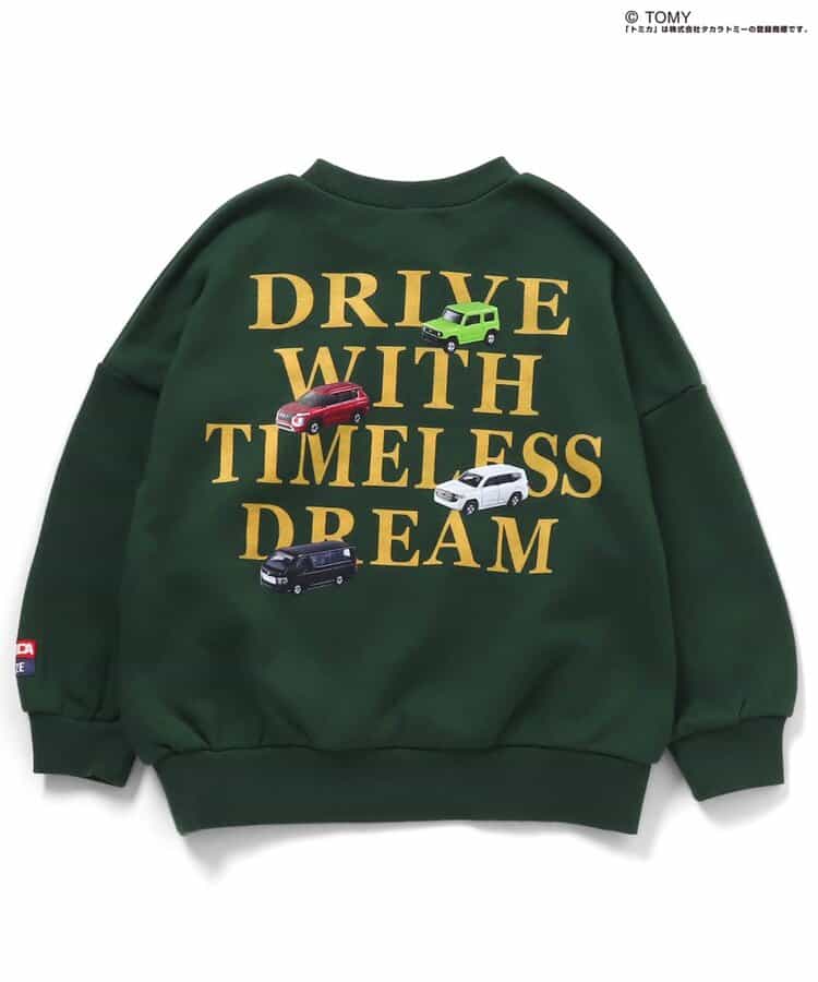 日本童裝 BREEZE x TOMICA 衛衣 80-130cm 男童款 冬季 TOPS 聖誕紅/新年紅