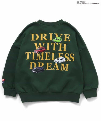 日本童裝 BREEZE x TOMICA 衛衣 80-130cm 男童款 冬季 TOPS 聖誕紅/新年紅