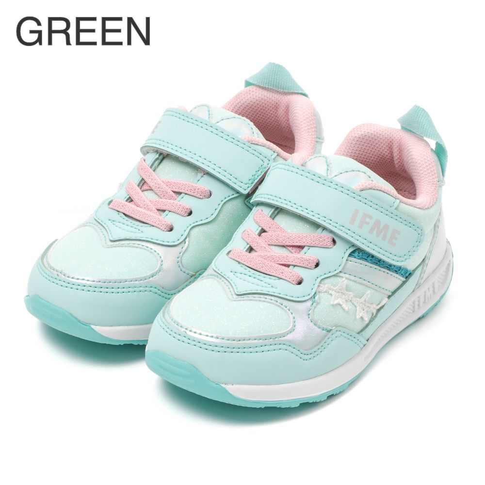 IFME Sparkling Sports Shoes (Shipped Directly from Japan) - Healthy Functional Children's Shoes (15-21cm) - Girls' Shoes 