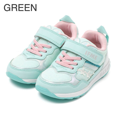 IFME Sparkling Sports Shoes (Shipped Directly from Japan) - Healthy Functional Children's Shoes (15-21cm) - Girls' Shoes 