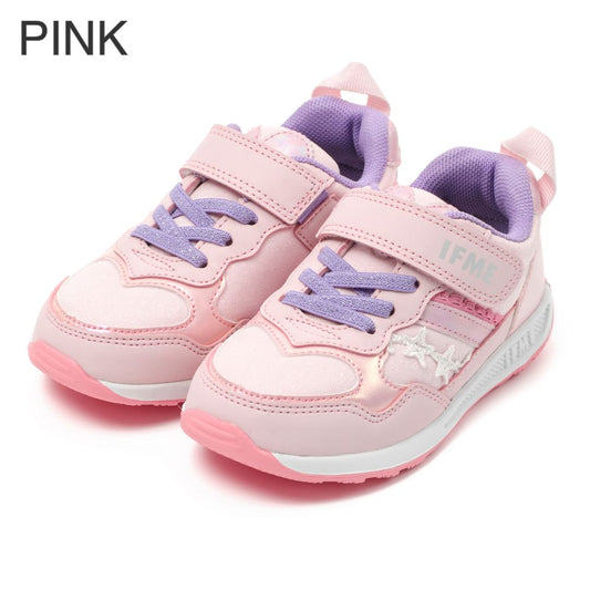 IFME Sparkling Sports Shoes (Shipped Directly from Japan) - Healthy Functional Children's Shoes (15-21cm) - Girls' Shoes 